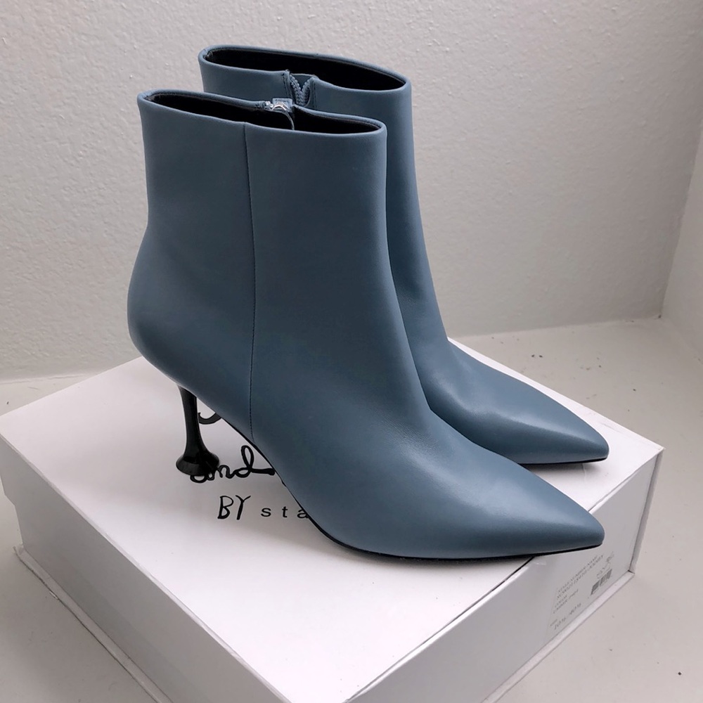COPY - Sigerson Morrison Norman Light Blue Booties Sz 9M